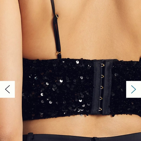 Anthropologie Sequin Crop Top - Picture 3 of 9